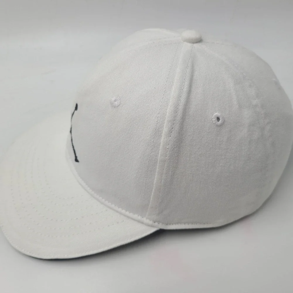 Youth Jordan Hat Snapback White Black Air Jumpman Logo Basketball‎ Casual Cotton